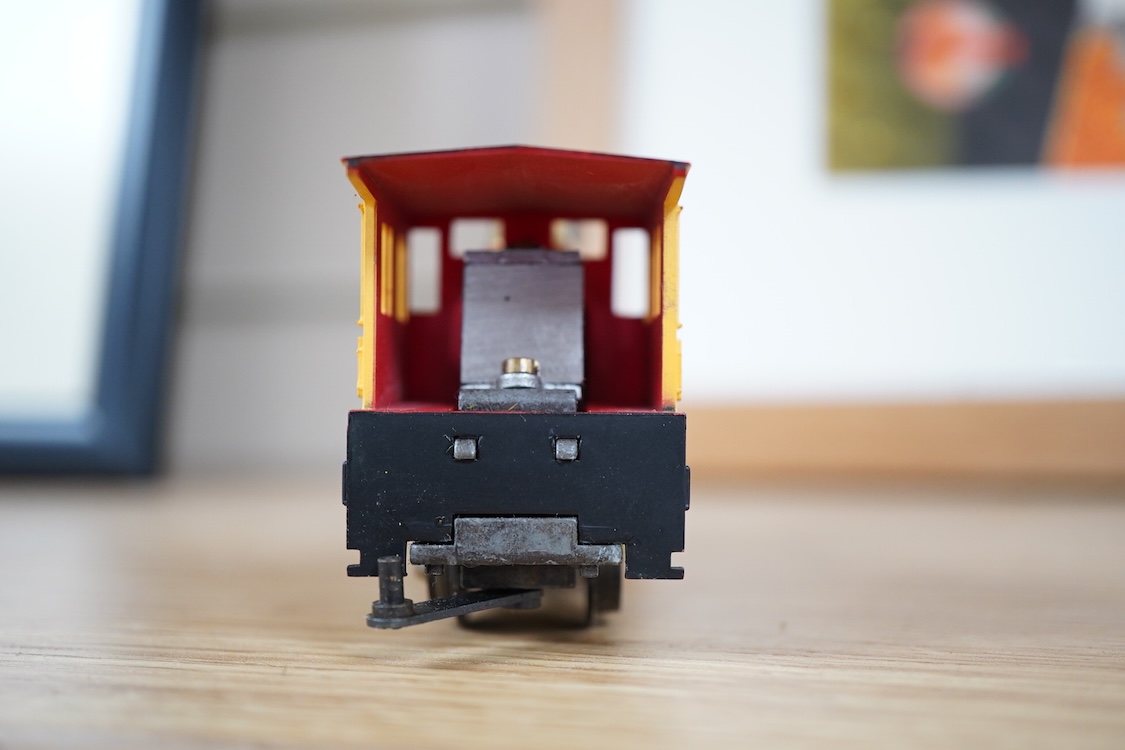 Three part-built 0 gauge railway brass and white metal locomotives by John Worsley; an ACE Products kit of an SR Bullied light Pacific with its original box, a SECR Wainwright H class 0-4-4T locomotive and an LNER class